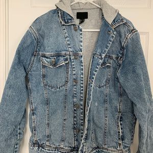 Men’s fleece lined denim jacket